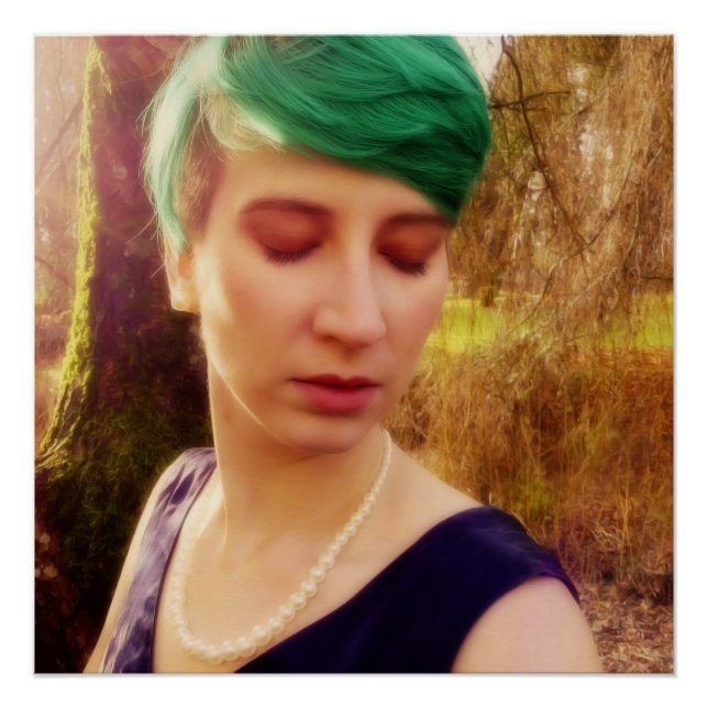 Poster Portrait Abstrait (Devant)