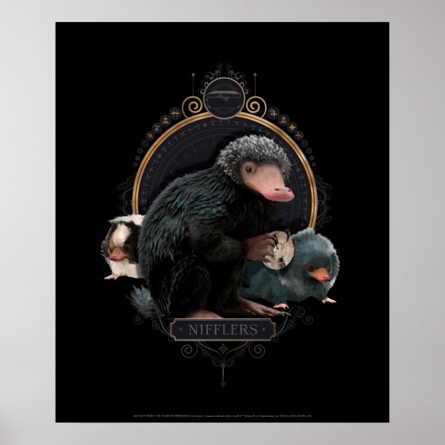 Poster Portrait Art nouveau de NIFFLER™s (Devant)
