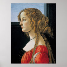 Portrait Botticelli de Simonetta Vespucci