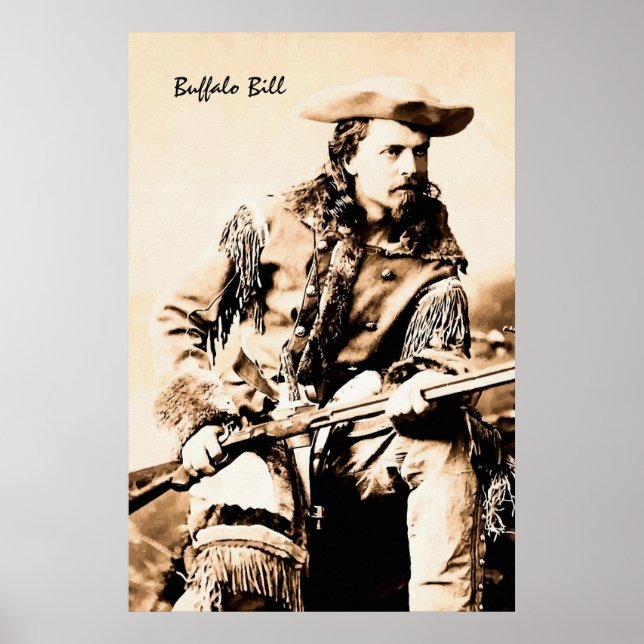 Poster Portrait Buffalo Bill Cody (Devant)