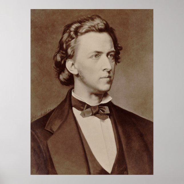 Poster Portrait Chopin (Devant)