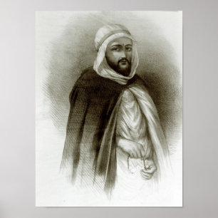 Poster Portrait d'Abd-El-Kader