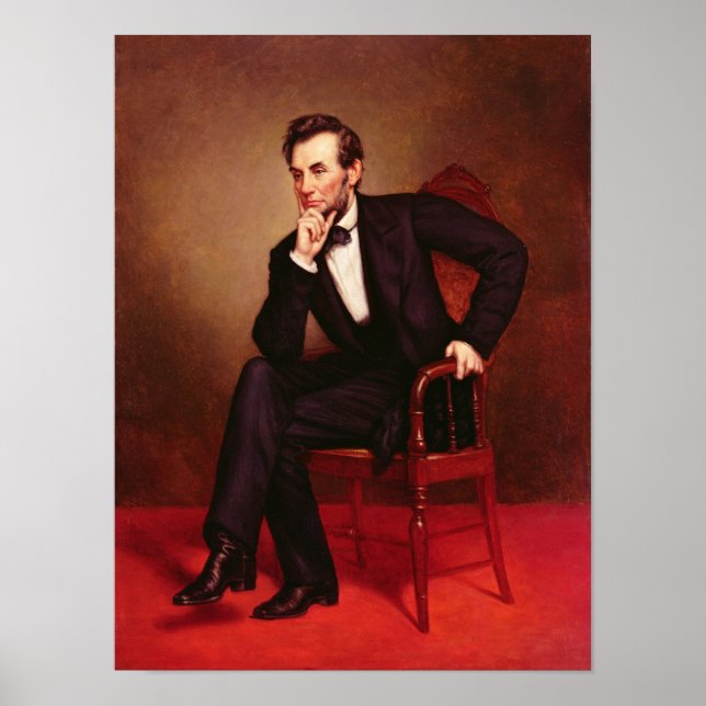 Poster Portrait d'Abraham Lincoln (Devant)