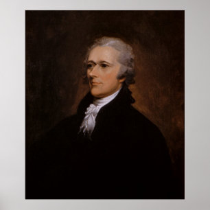 Poster Portrait d'Alexander Hamilton par John Trumbull
