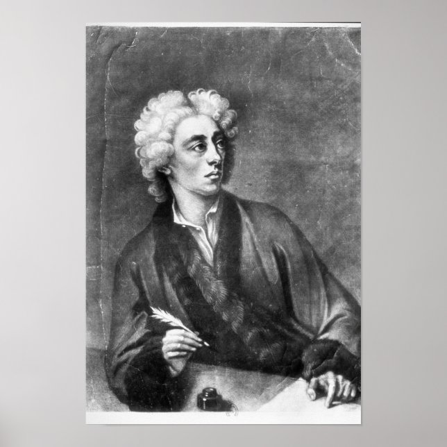 Poster Portrait d'Alexander Pope (Devant)