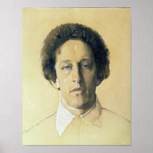Poster Portrait d'Alexandre Aleksandrovitch Blok, 1907