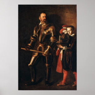 Poster Portrait d'Alof de Wignacourt et de sa page