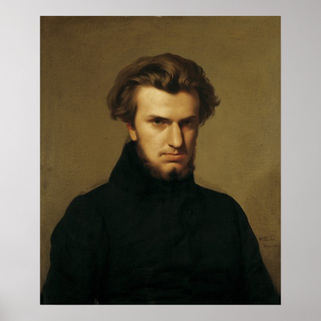 Poster Portrait d'Ambroise Thomas 1834 (Devant)