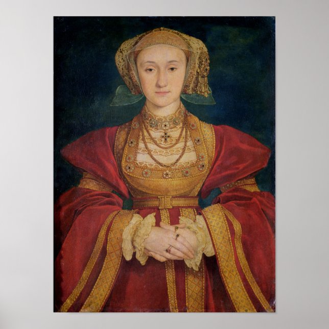 Poster Portrait d'Anne de Cleves 1539 (Devant)