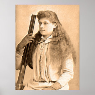 Poster Portrait d'Annie Oakley