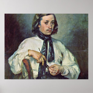 Poster Portrait d'Armand Ono, par le millet Jean-Francois
