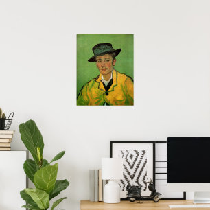 Poster Portrait d'Armand Roulin par Vincent van Gogh