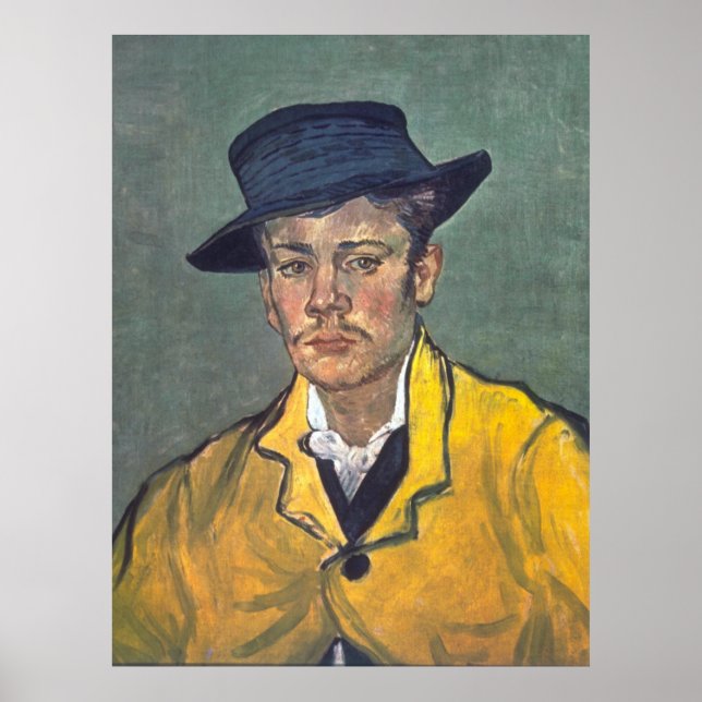Poster Portrait d'Armand Roulin par Vincent Van Gogh (Devant)