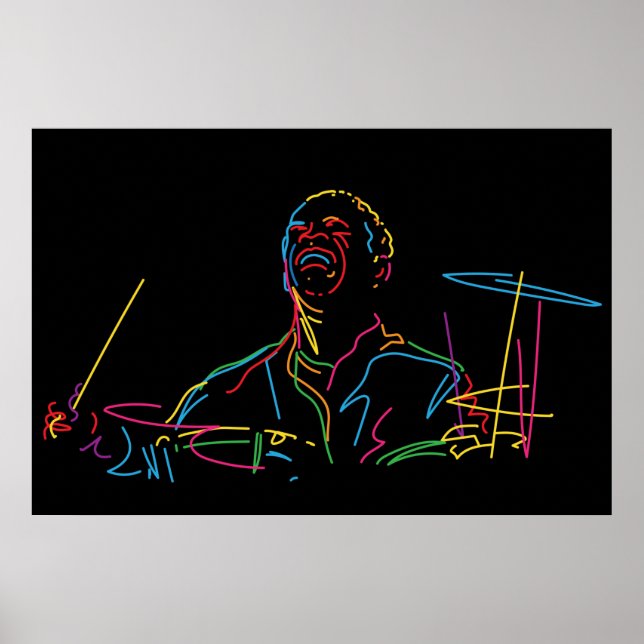 Poster Portrait d'Art Blakey (Devant)