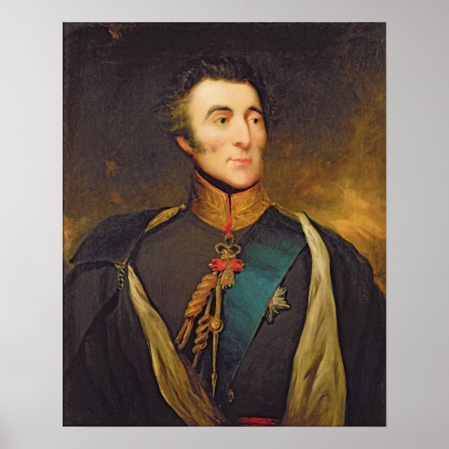 Poster Portrait d'Arthur Wellesley (Devant)
