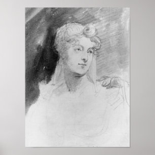 Poster Portrait d'Augusta Leigh