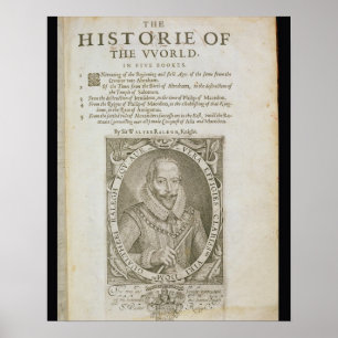 Poster Portrait de 1554-1618) titres p de monsieur Walter