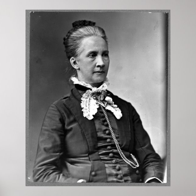 Poster Portrait de Belva Ann Bennett Lockwood (Devant)