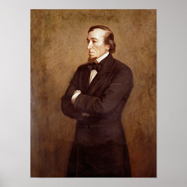 Poster Portrait de Benjamin Disraeli (Devant)