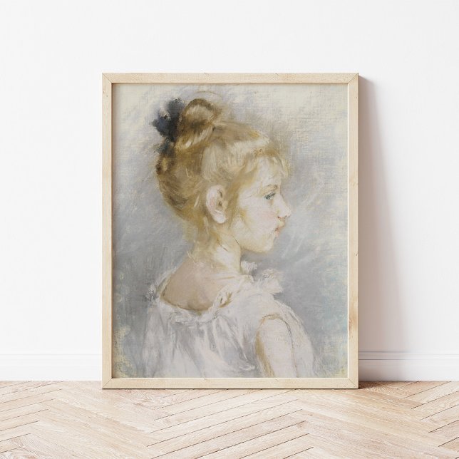 Poster Portrait de Blanche Pontillon | Berthe Morisot (Créateur téléchargé)