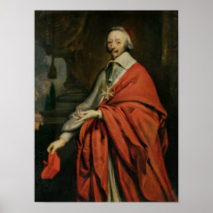 Poster Portrait de Cardinal de Richelieu