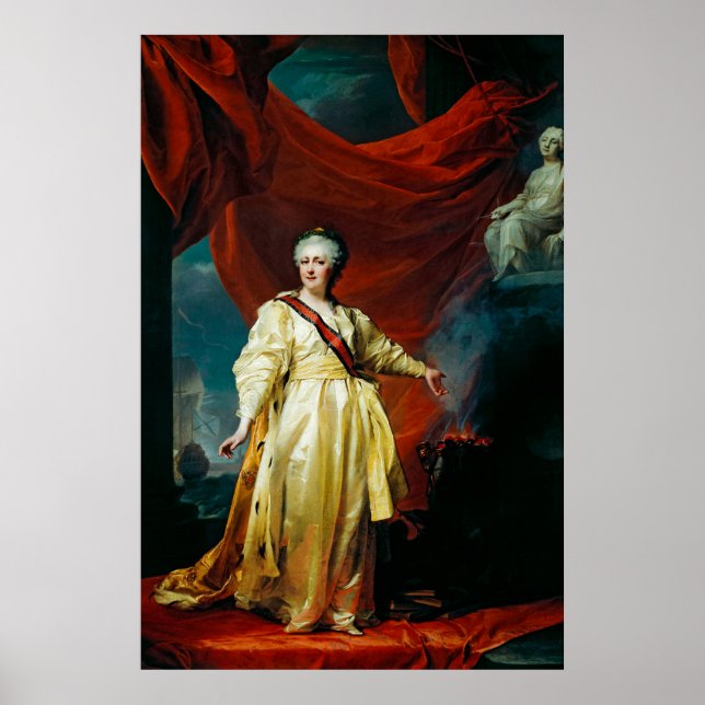 Poster Portrait de Catherine II (Devant)