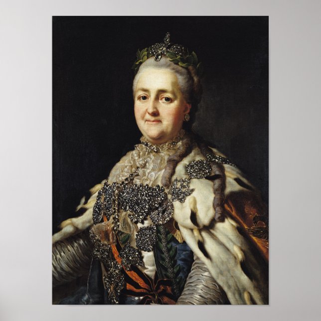 Poster Portrait de Catherine II de Russie (Devant)