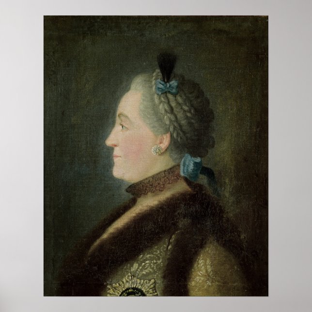 Poster Portrait de Catherine II de Russie (Devant)