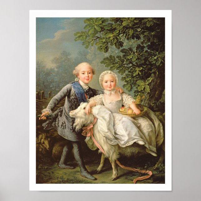 Poster Portrait de Charles Philippe de France (1757-1836) (Devant)