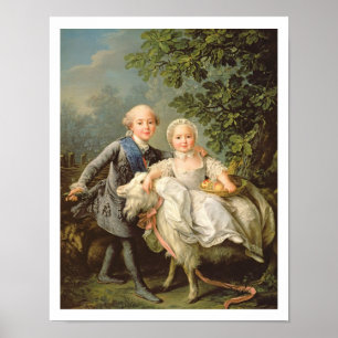 Poster Portrait de Charles Philippe de la France