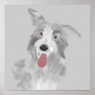 Poster portrait de chien
