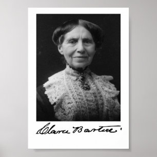 Poster Portrait de Clara Barton