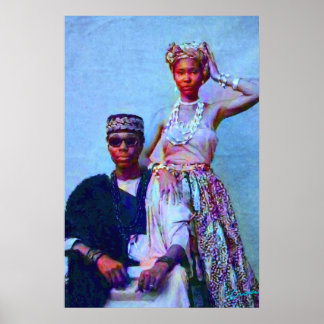 Poster Portrait de couple nigérian
