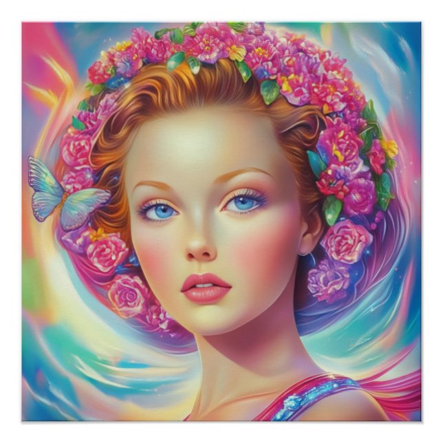 Poster Portrait de couronne éthérée (Devant)