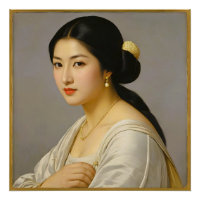 Portrait de femme d'art fin "Yuki Mori"