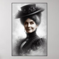 Portrait de femme victorienne mystérieuse Art