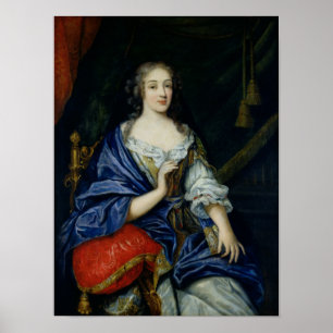 Poster Portrait de Francoise-Louise de la Baume le Blanc