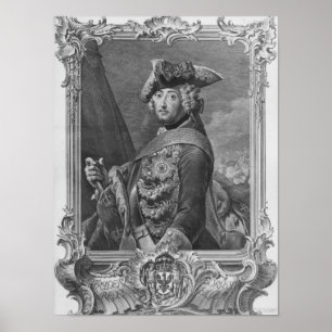 Poster Portrait de Frederick II, le grand