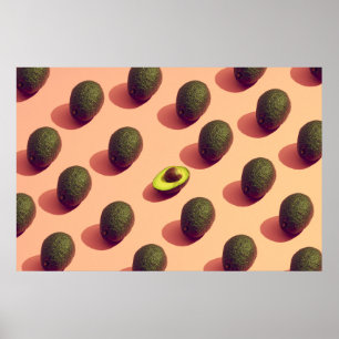 Poster Portrait de fruits Avocado