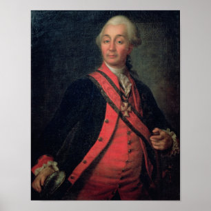 Poster Portrait de général de grade supérieur de maré