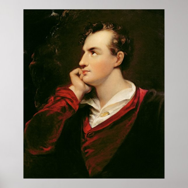 Poster Portrait de George Gordon Byron 6e baron (Devant)