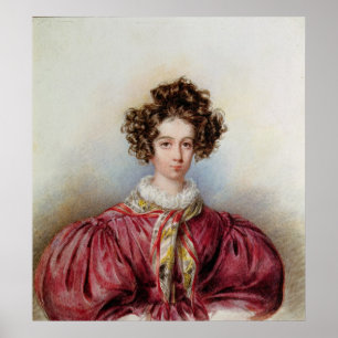 Poster Portrait de George Sand 1830