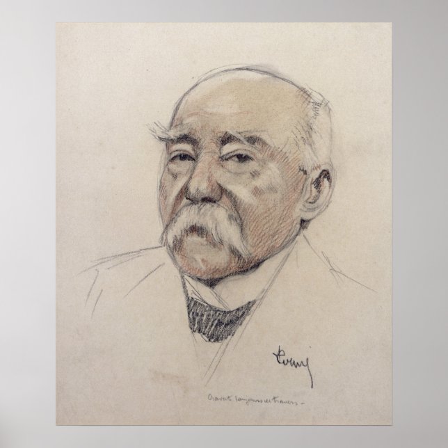 Poster Portrait de Georges Clemenceau (Devant)