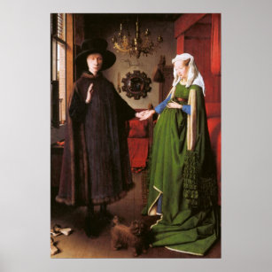 Poster Portrait de Giovanni Arnolfini et de sa femme