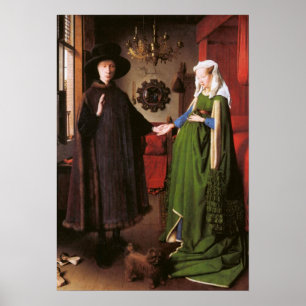 Poster Portrait de Giovanni Arnolfini et son épouse