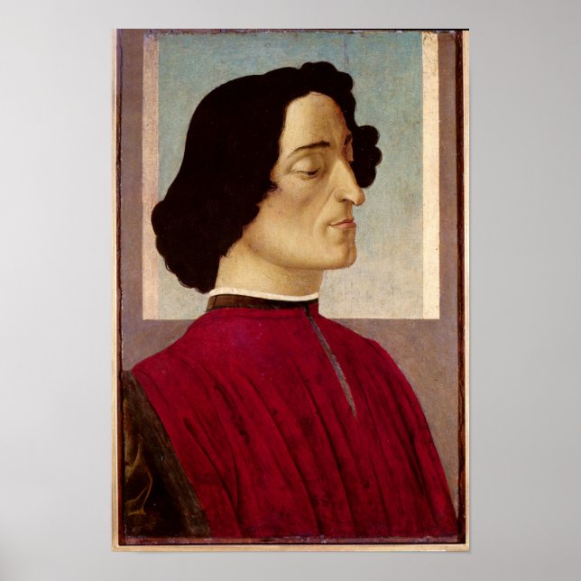 Poster Portrait de Giuliano de' Medici c.1480 (Devant)