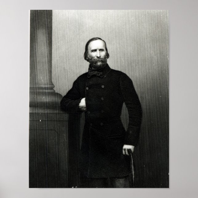 Poster Portrait de Giuseppe Garibaldi (Devant)