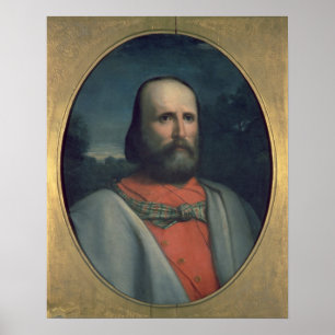 Poster Portrait de Giuseppe Garibaldi 2