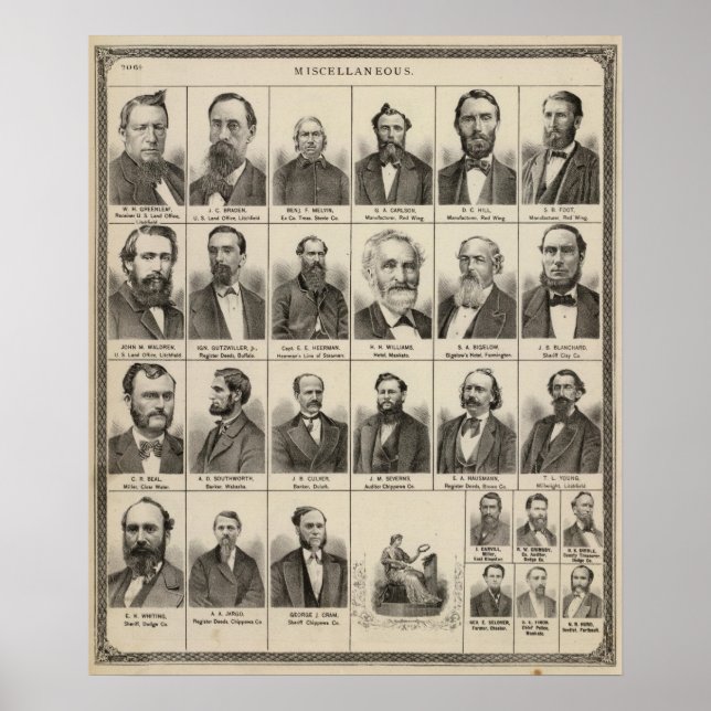 Poster Portrait de Greenleaf, Minnesota (Devant)