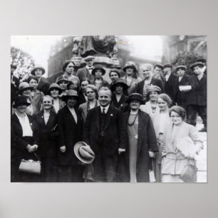 Poster Portrait de groupe des syndicalistes